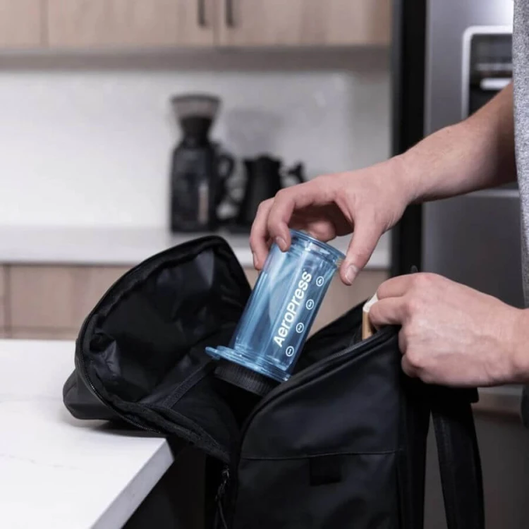 AeroPress Clear Blue Coffee Maker | CoffeeLove