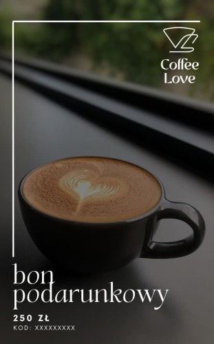 bon podarunkowy 250 | CoffeeLove