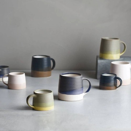 Kinto SCS-S03 mug moss green x yellow 320 ml | CoffeeLove