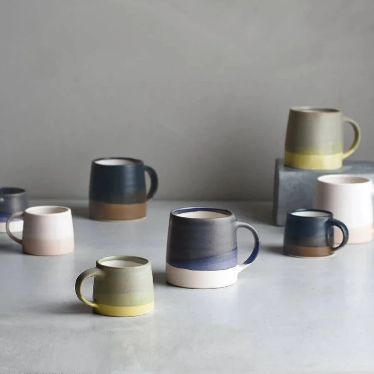 Kinto SCS-S03 mug moss green x yellow 320 ml | CoffeeLove
