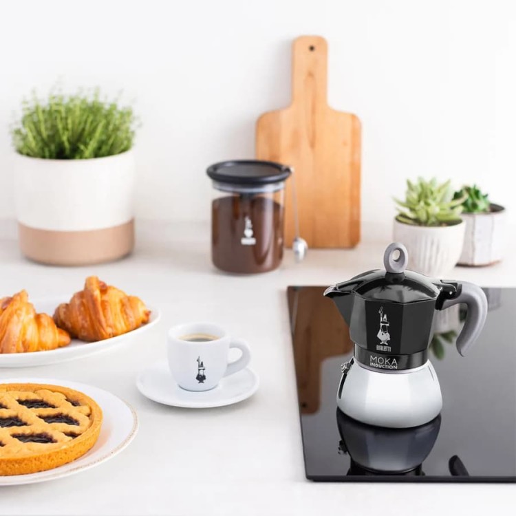 Bialetti Moka Induction czarna 4TZ | CoffeeLove