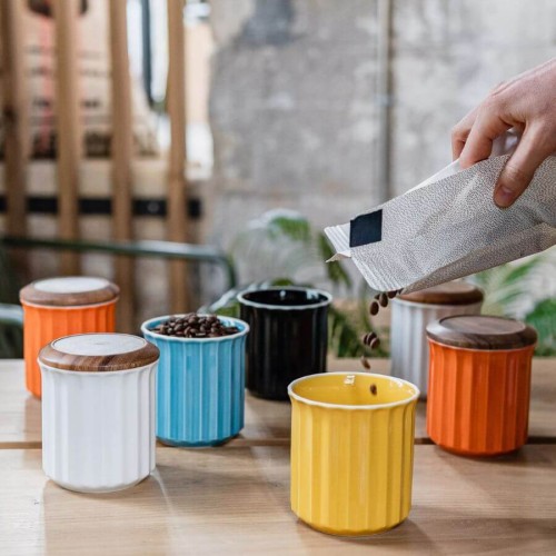 Origami Canister White | CoffeeLove