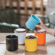 Origami Canister Yellow | CoffeeLove