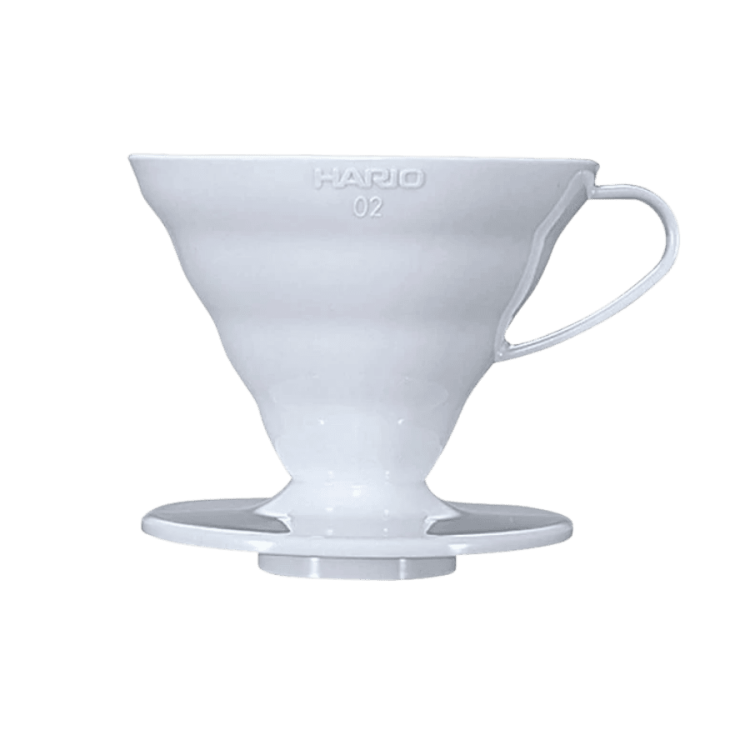 Hario dripper V60-02 plastikowy biały | CoffeeLove