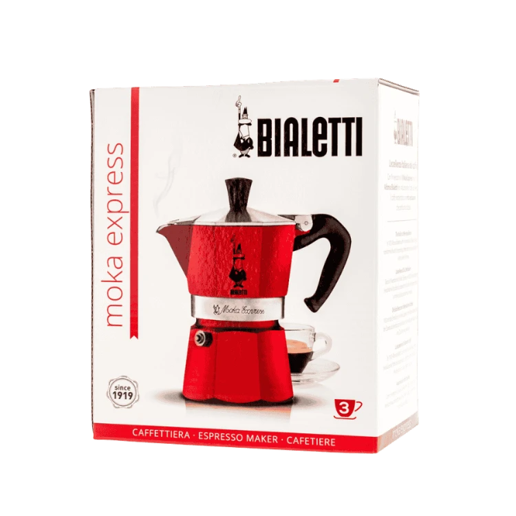 Bialetti Moka Express czerwona 1TZ | CoffeeLove