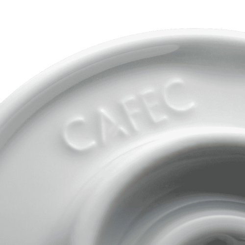Cafec Arita Ware Flower Dripper Magnolia White 01 | CoffeeLove