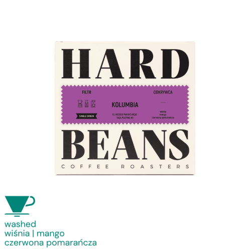 Hard Beans Kolumbia Odkrywca El Recreo Papayo Rojo Taza Platino #2 filter 250 g | CoffeeLove