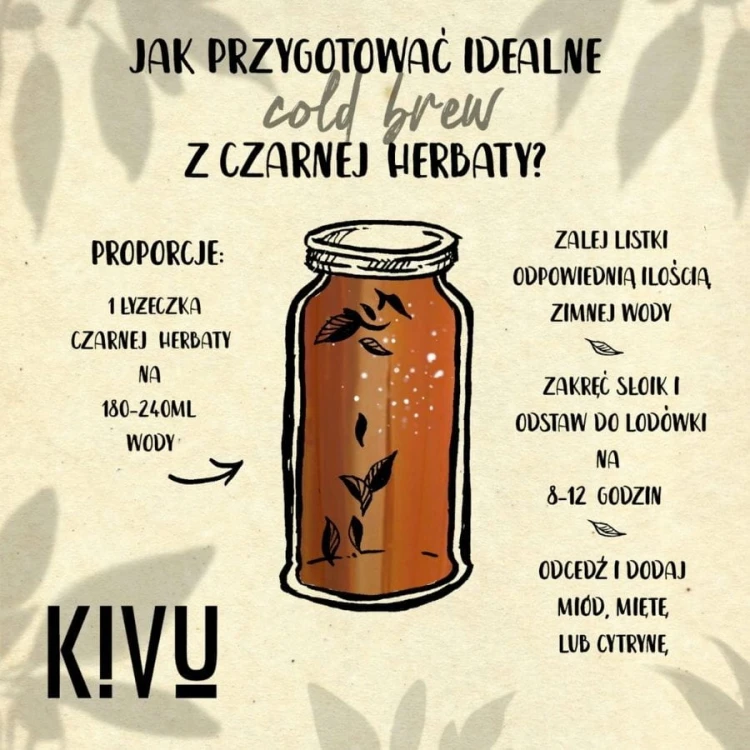 Kivu Reserve Organic Black Tea | jak przygotować cold brew tea | CoffeeLove