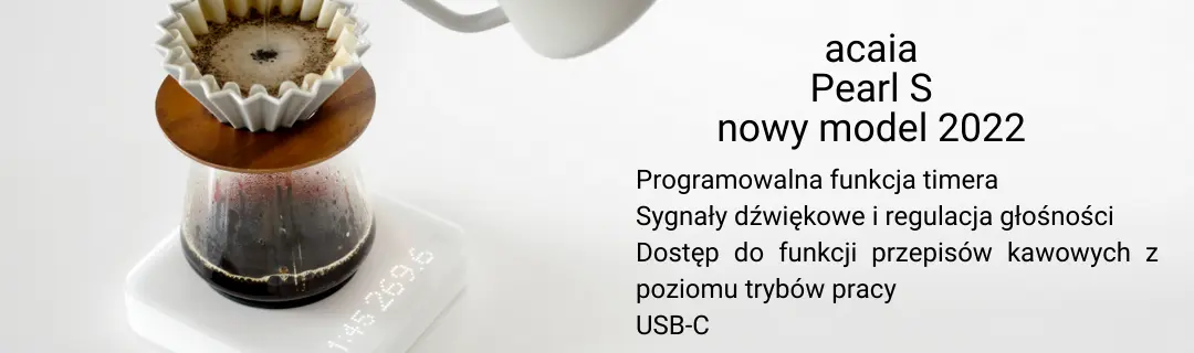 Acaia Pearl S waga do kawy dla baristy wersja 2022 Acaia Pearl S model 2022