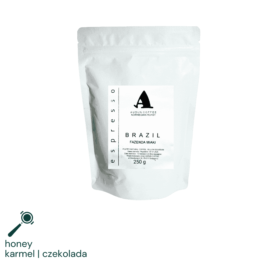 Audun Brasi Miaki Espresso 250 g | CoffeeLove