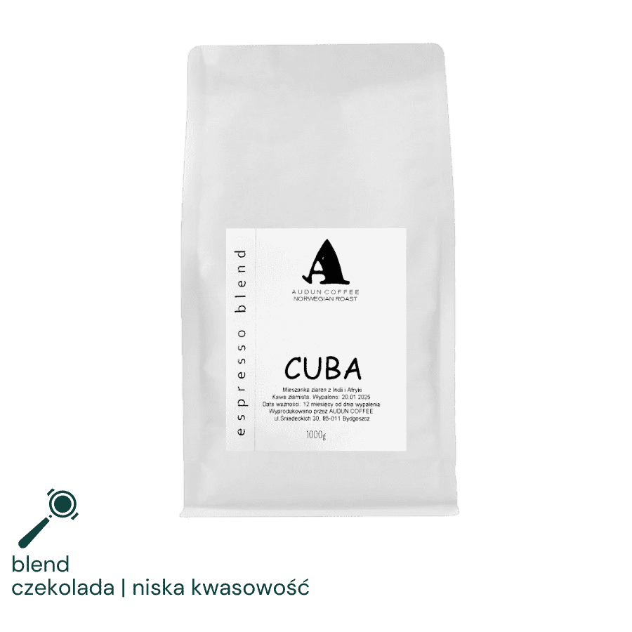 Audun Cuba Espresso Blend 1 kg | CoffeeLove