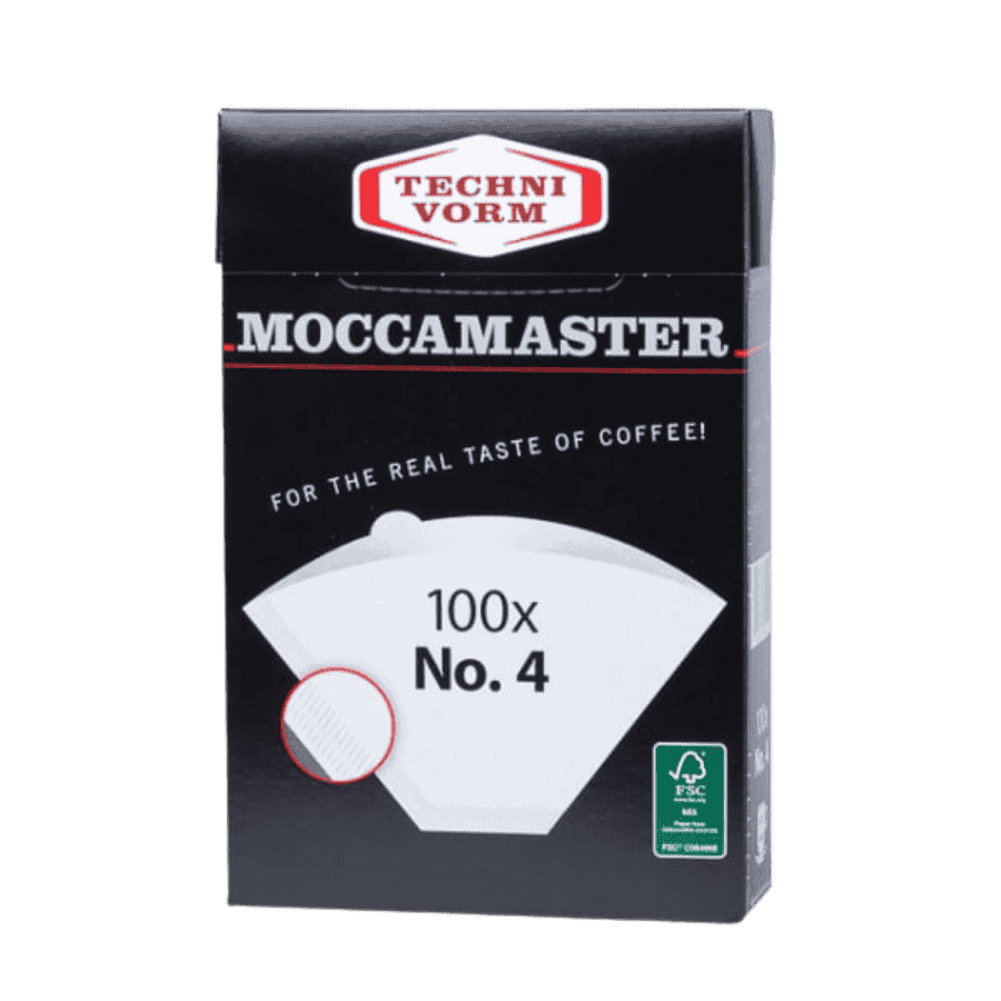 Moccamaster Filtry papierowe Nr 4 100 sztuk | CoffeeLove